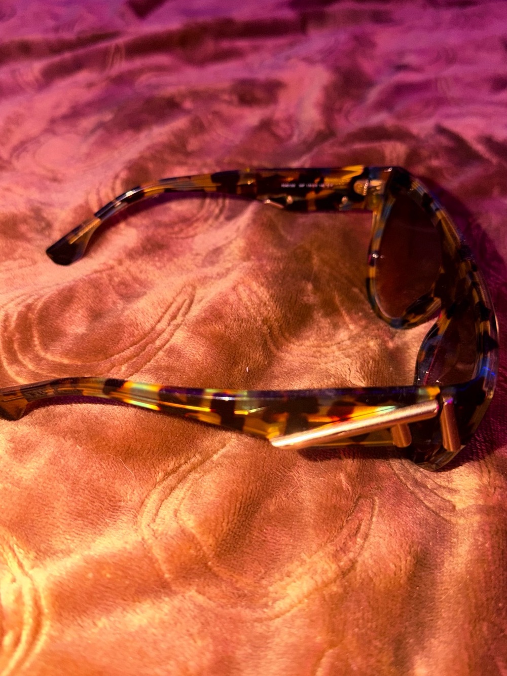 Fendi Tortoiseshell Sunglasses with Gold Accents